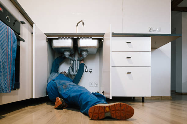 Professional Drain Cleaning technician working in Darien, IL
